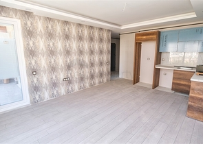 شقة 1 + 1 مطلة على جبال طوروس في منطقة هورما في أنطاليا