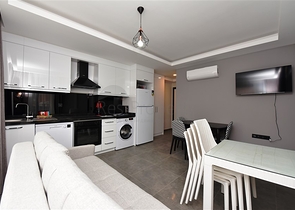 شقة مفروشة 1 + 1 على بعد 100 متر من البحر