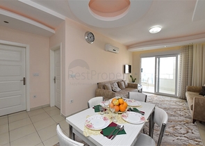 مجمع فاخر -شقة غرفة وصالة -مفروشة -قريبة من البحر - في مهموتلار / الانيا 