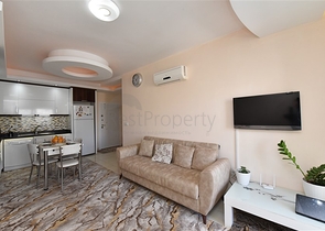 مجمع فاخر -شقة غرفة وصالة -مفروشة -قريبة من البحر - في مهموتلار / الانيا 