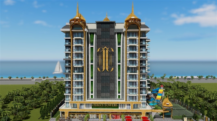 اطلالة بحر مباشرة - مجمع فاخر قيد الانشاء -في مهموتلار / الانيا 