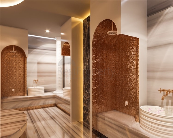 اطلالة بحر مباشرة - مجمع فاخر قيد الانشاء -في مهموتلار / الانيا 