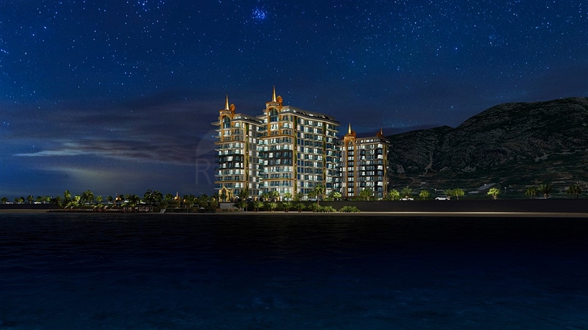 اطلالة بحر مباشرة - مجمع فاخر قيد الانشاء -في مهموتلار / الانيا 