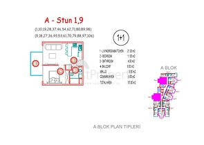 اطلالة بحر مباشرة - مجمع فاخر قيد الانشاء -في مهموتلار / الانيا 