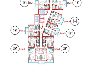 اطلالة بحر مباشرة - مجمع فاخر قيد الانشاء -في مهموتلار / الانيا 