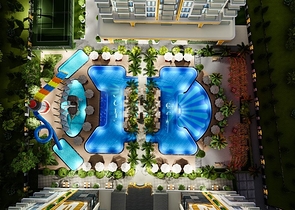 اطلالة بحر مباشرة - مجمع فاخر قيد الانشاء -في مهموتلار / الانيا 