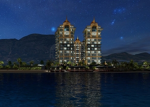 اطلالة بحر مباشرة - مجمع فاخر قيد الانشاء -في مهموتلار / الانيا 