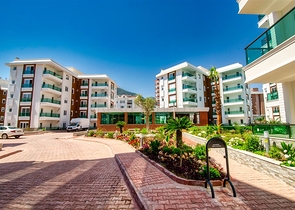 شقة بغرفتي نوم في مجمع جديد في كونيالتي أنطاليا