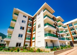 شقة بغرفتي نوم في مجمع جديد في كونيالتي أنطاليا