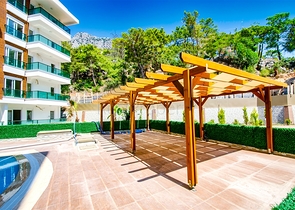 شقة بغرفتي نوم في مجمع جديد في كونيالتي أنطاليا