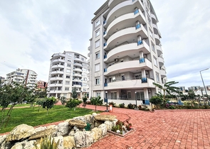 شقة 2 غرفة وصالة -مفروشة -ضمن مجمع يضم خدمات -في افسلار / الانيا