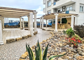 شقة 2 غرفة وصالة -مفروشة -ضمن مجمع يضم خدمات -في افسلار / الانيا