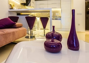 مجمع فاخر في مركز المدينة -شقة غرفة وصالة مفروشة -في الانيا 