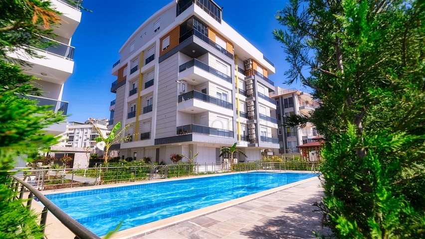 شقة بغرفة نوم واحدة مع أثاث في كونيالتي أنطاليا