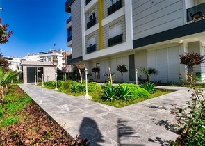 شقة بغرفة نوم واحدة مع أثاث في كونيالتي أنطاليا