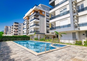 شقة بغرفة نوم واحدة مع أثاث في كونيالتي أنطاليا