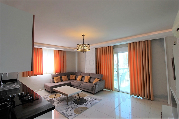 شقة انيقة ضمن مجمع فاخر - تصميم 1+1 - في مهموتلار / الانيا 