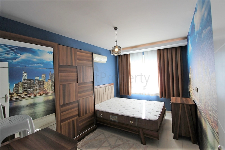 شقة انيقة ضمن مجمع فاخر - تصميم 1+1 - في مهموتلار / الانيا 