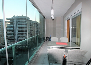 شقة انيقة ضمن مجمع فاخر - تصميم 1+1 - في مهموتلار / الانيا 