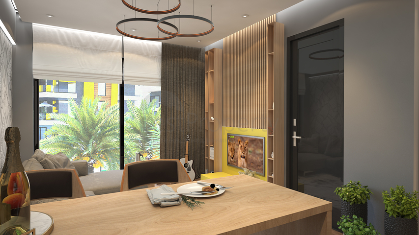 اقساط ل 30 شهرا - شقق بتصاميم متنوعة -ضمن مجمع فاخر -في كاستل / الانيا 