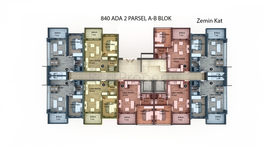 اقساط ل 30 شهرا - شقق بتصاميم متنوعة -ضمن مجمع فاخر -في كاستل / الانيا 