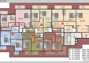 اطلالة بحرية -شقق ضمن مجمع سكني حديث في كاستل / الانيا 
