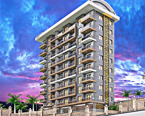 بالاقساط -شقق ضمن مجمع قيد الانشاء -في منطقة توسمور المركزية / الانيا