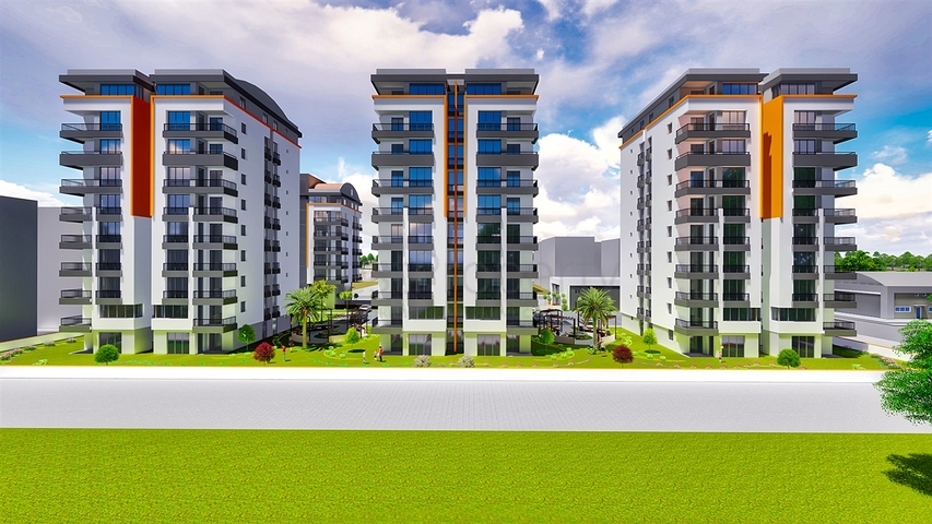 شقق 2 + 1 مع مطبخ منفصل في مشروع في كيبيز