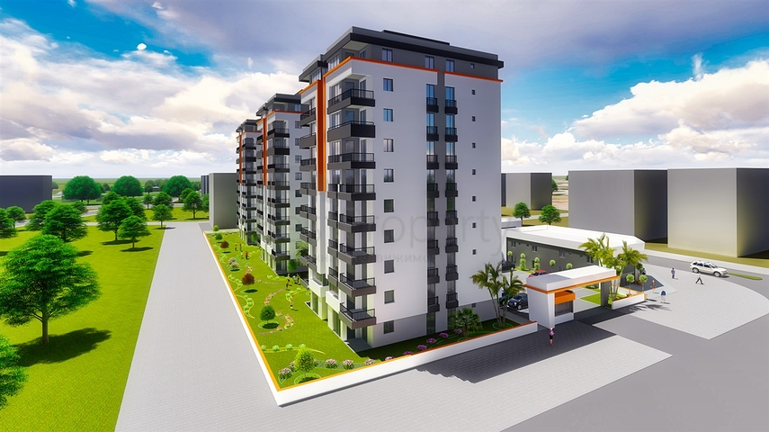 شقق 2 + 1 مع مطبخ منفصل في مشروع في كيبيز