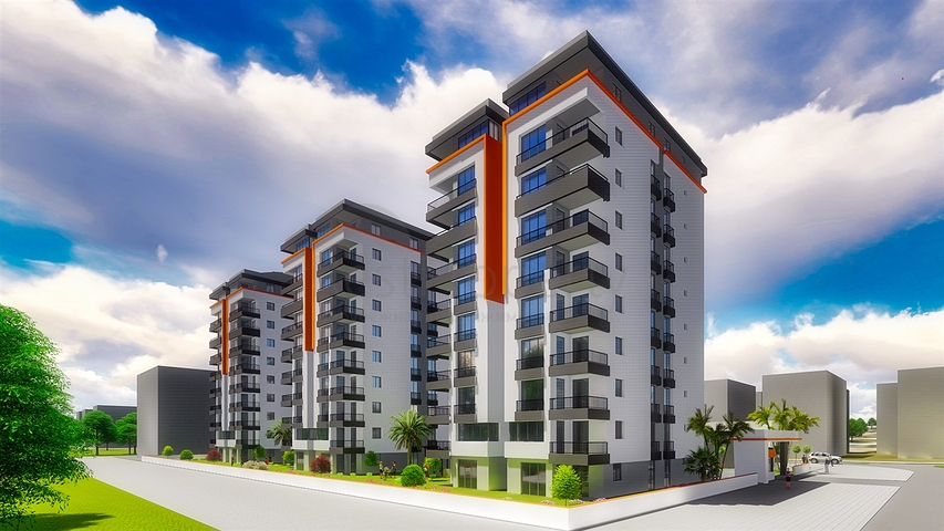 شقق 2 + 1 مع مطبخ منفصل في مشروع في كيبيز