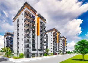 شقق 2 + 1 مع مطبخ منفصل في مشروع في كيبيز