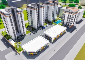 شقق 2 + 1 مع مطبخ منفصل في مشروع في كيبيز