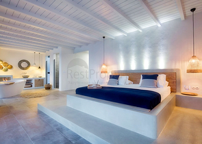 فيلا فاخرة 4 + 1 مع أثاث مطلة على البحر الأبيض المتوسط