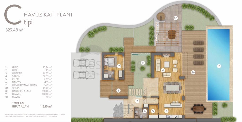 فلل فاخرة -اطلالة بحر ساحرة - تصميم 1+5 - في بودروم 