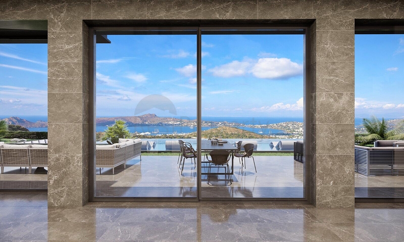 فلل فاخرة -اطلالة بحر ساحرة - تصميم 1+5 - في بودروم 