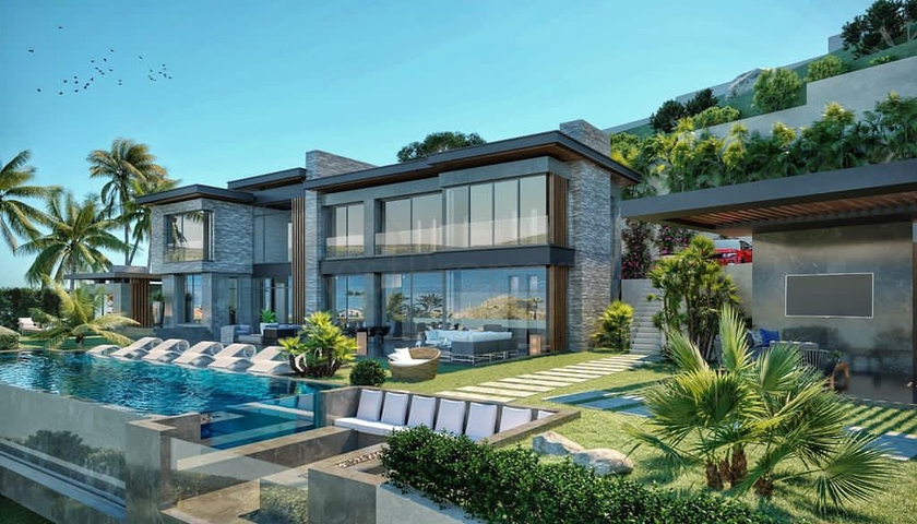 فلل فاخرة -اطلالة بحر ساحرة - تصميم 1+5 - في بودروم 