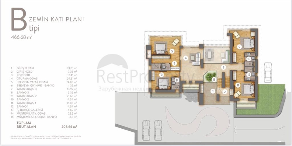 فلل فاخرة -اطلالة بحر ساحرة - تصميم 1+5 - في بودروم 