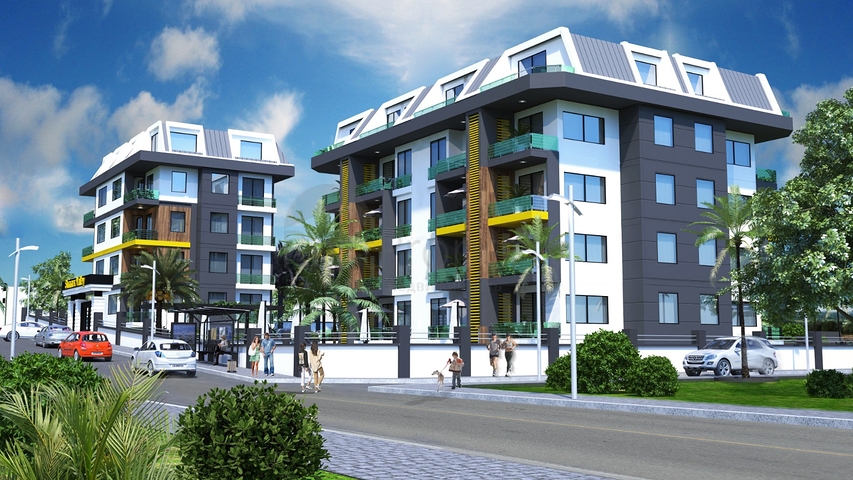 مجمع قيد الانشاء -شقق بالتقسيط حتى تاريخ التسليم -في كاستل / الانيا 