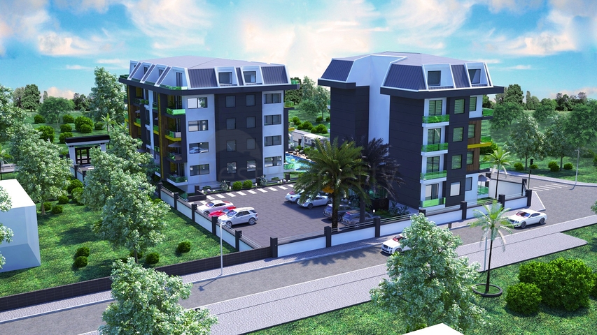 مجمع قيد الانشاء -شقق بالتقسيط حتى تاريخ التسليم -في كاستل / الانيا 