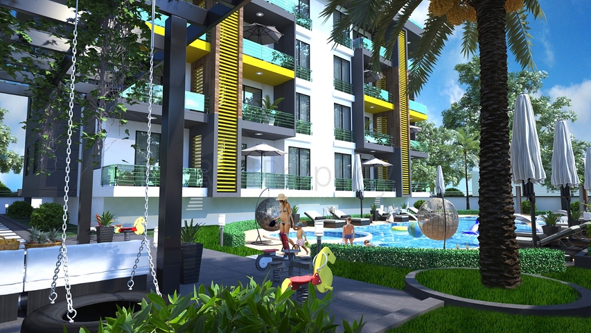 مجمع قيد الانشاء -شقق بالتقسيط حتى تاريخ التسليم -في كاستل / الانيا 