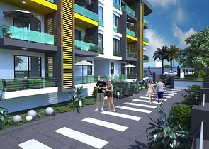 مجمع قيد الانشاء -شقق بالتقسيط حتى تاريخ التسليم -في كاستل / الانيا 