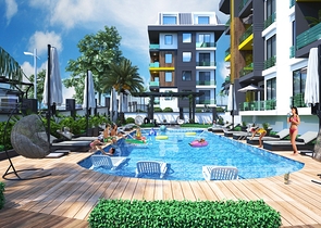 مجمع قيد الانشاء -شقق بالتقسيط حتى تاريخ التسليم -في كاستل / الانيا 