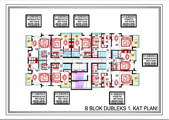 للمستثمرين -شقق ضمن مجمع قيد الانشاء -في مهموتلار / الانيا 
