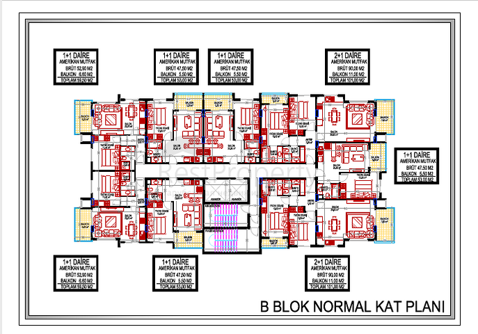 للمستثمرين -شقق ضمن مجمع قيد الانشاء -في مهموتلار / الانيا 