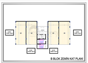 للمستثمرين -شقق ضمن مجمع قيد الانشاء -في مهموتلار / الانيا 