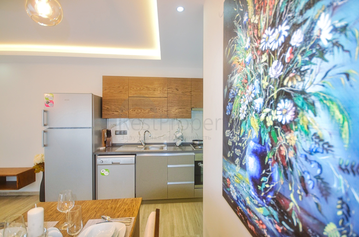 شقة 1 + 1 في مجمع في تشاليش على مسافة قريبة من البحر