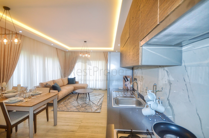 شقة 1 + 1 في مجمع في تشاليش على مسافة قريبة من البحر