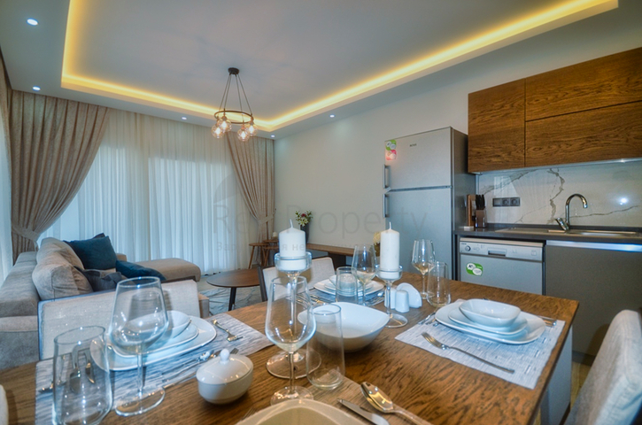 شقة 1 + 1 في مجمع في تشاليش على مسافة قريبة من البحر