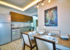 شقة 1 + 1 في مجمع في تشاليش على مسافة قريبة من البحر