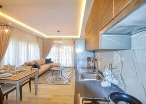 شقة 1 + 1 في مجمع في تشاليش على مسافة قريبة من البحر